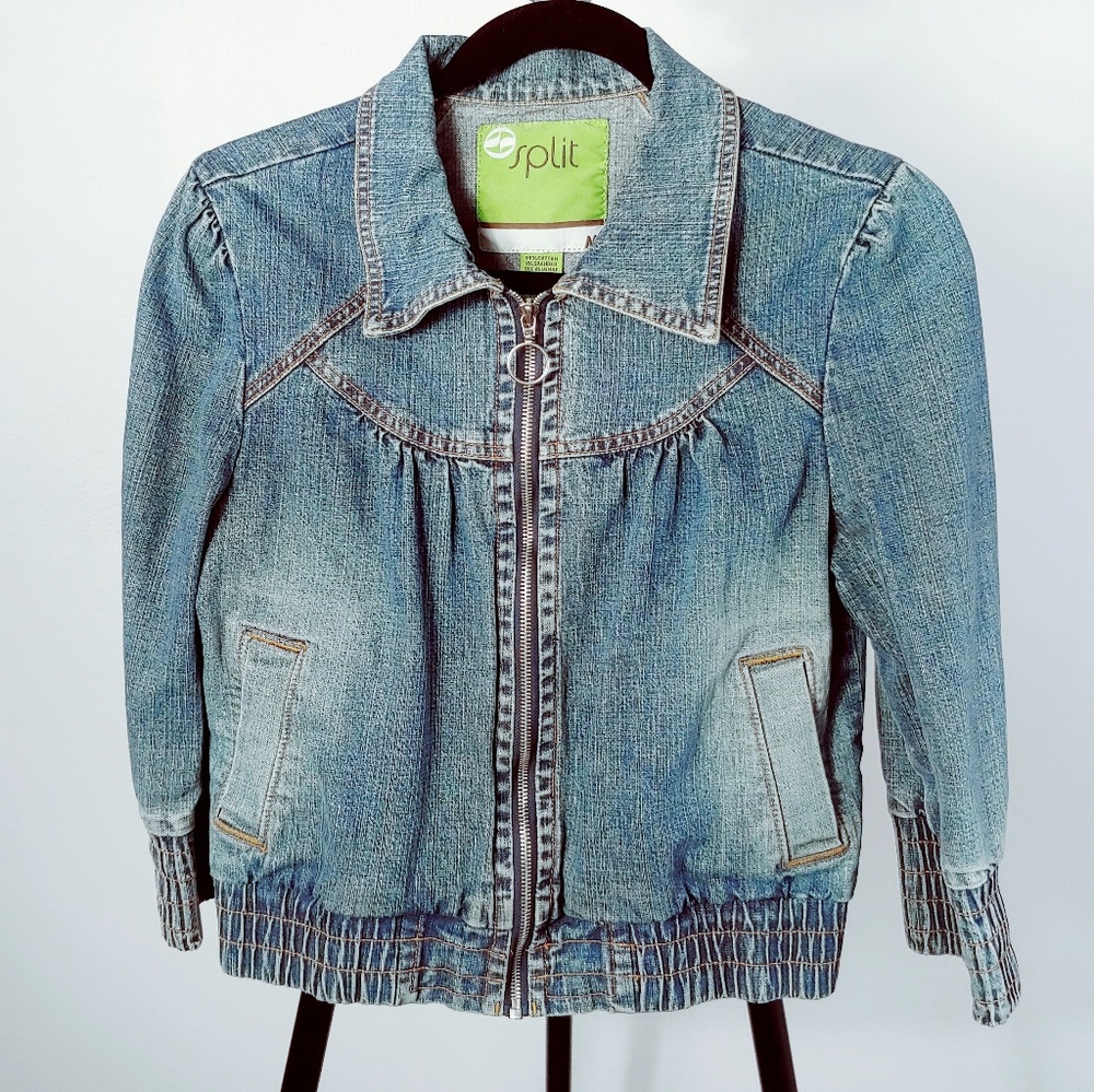 Split Denim jacket